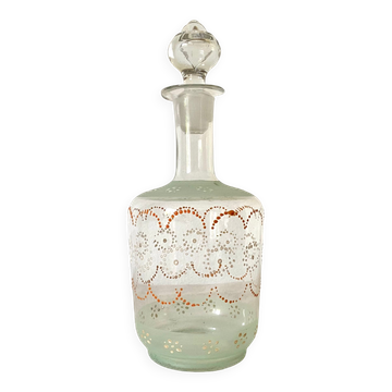 Carafe ancien décor à la main