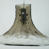 kalmar franken mid century CHANDELIER  ice glass