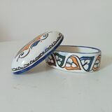 Vintage Moroccan porcelain candy box