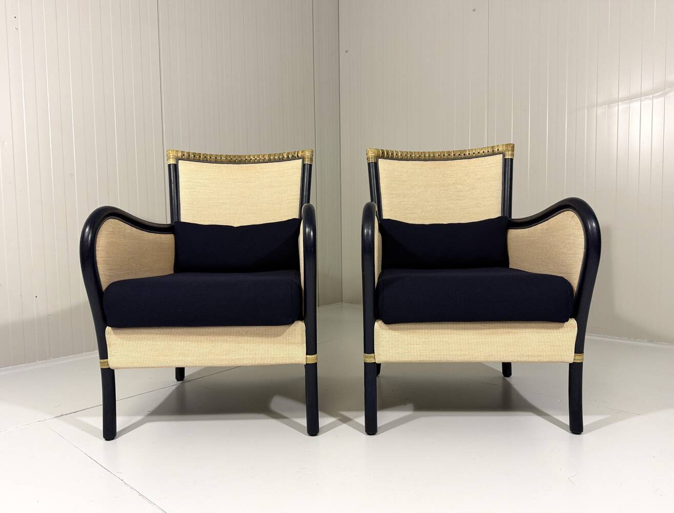 Gasparucci Italo rattan arm chairs Italy