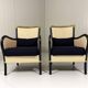 Gasparucci Italo rattan arm chairs Italy