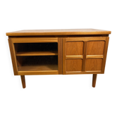 Mid-Century Modern Nathan Squares Teak Media / Lowboard Cabinet – 1960  Ico