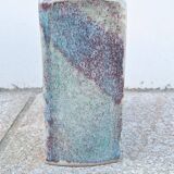 Glazed ceramic vase by Nadia and Alain Pinel