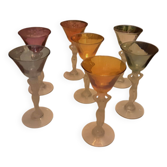 7 bayel bacchus port glasses venus model irise color