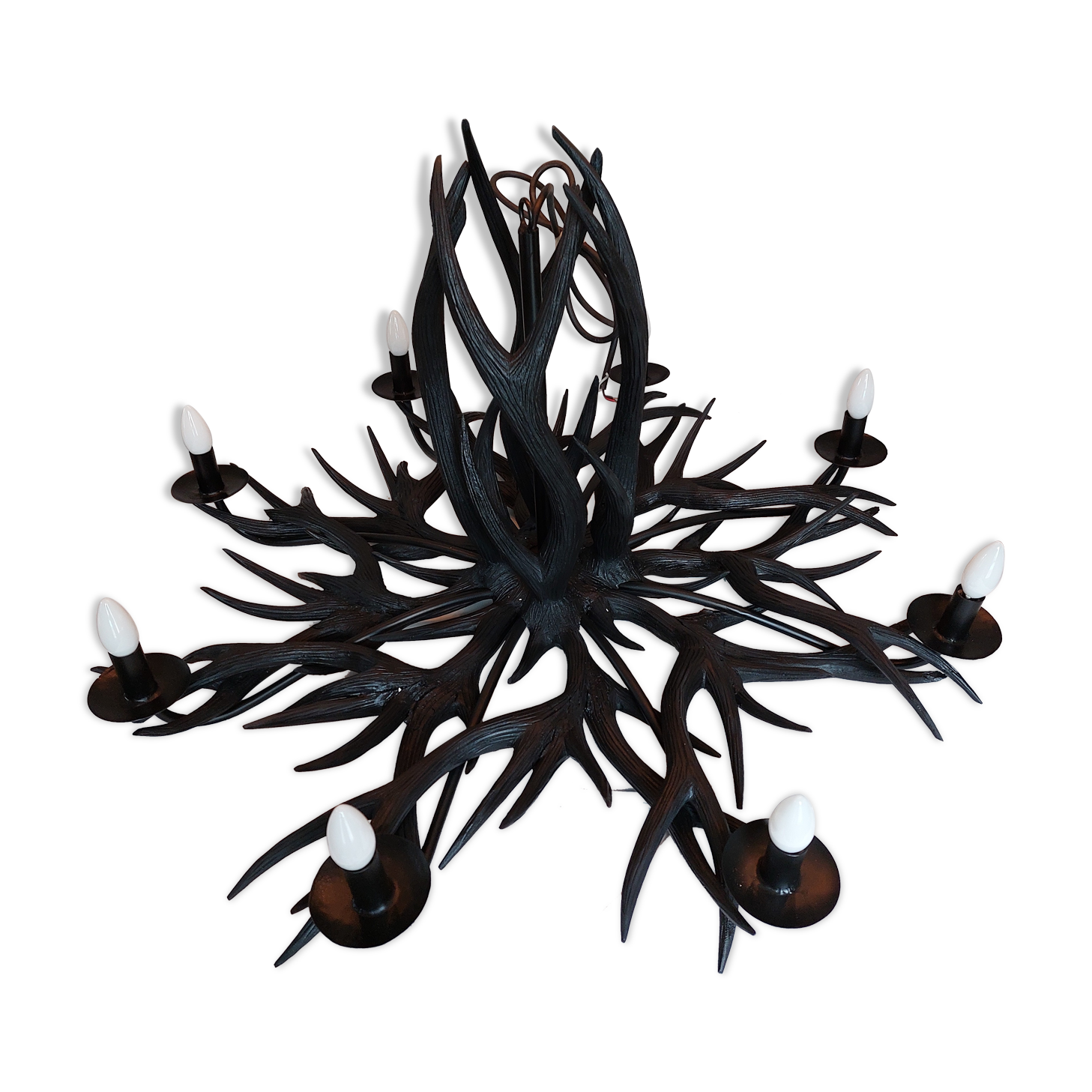 Deer antler chandelier