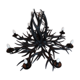 Deer antler chandelier