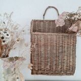 Rattan wall basket - rattan basket