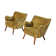 Pair of chairs 50s 60s Design original Italian gold