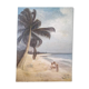 Vintage painting with exotic decorations