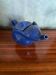 Antique elephant teapot blue ceramic vintage collection