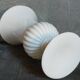 Antique milk glass baluster vase early 20th century