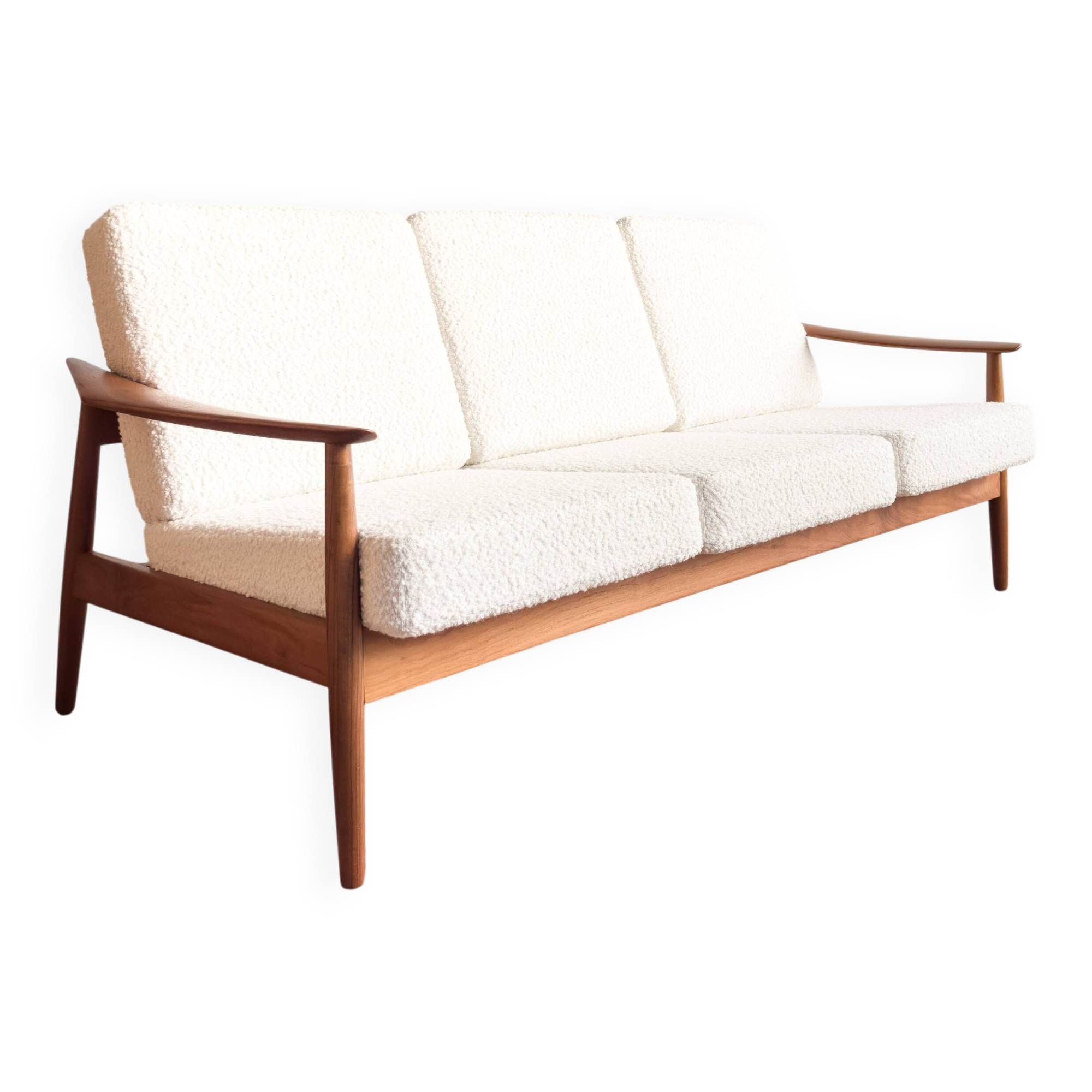 Canapé 3 places Arne Vodder modèle FD164 pour France & Son, Danemark