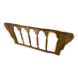 Polychrome wooden church barrier