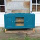 Renovated antique sideboard – Petrol blue V33 – Vintage / Art Deco style