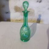 green glass carafe