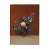 Tableau blomst 08 marron