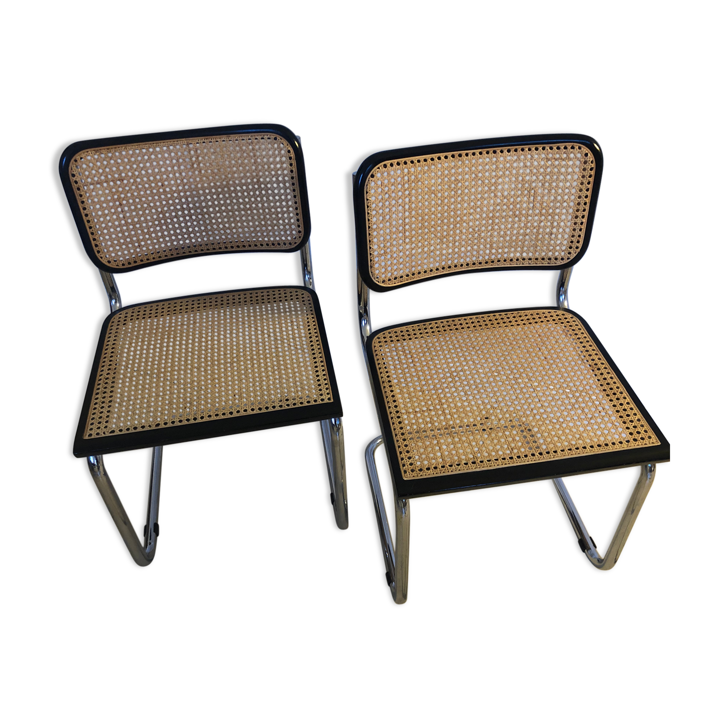 Pair of Cesca chairs by Marcel Breuer