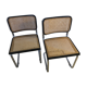Pair of Cesca chairs by Marcel Breuer
