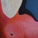 Peinture originale "femme sous un palmier" par Bodasca