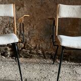 Pair of Boomerang armchairs by Carlo Ratti