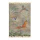 Painted canvas featuring parrots in a tropical forest. Contemporary.