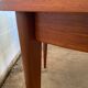 Scandinavian extendable round table in teak dia 110cm an60