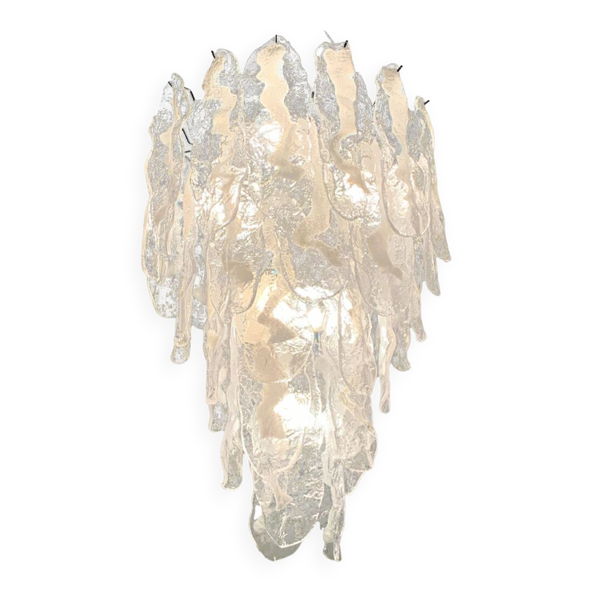 Murano glass cascade chandelier by Simoeng