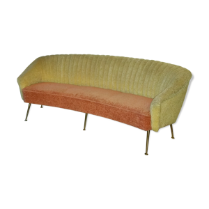 Canapé arc sofa Curved - rouge jaune