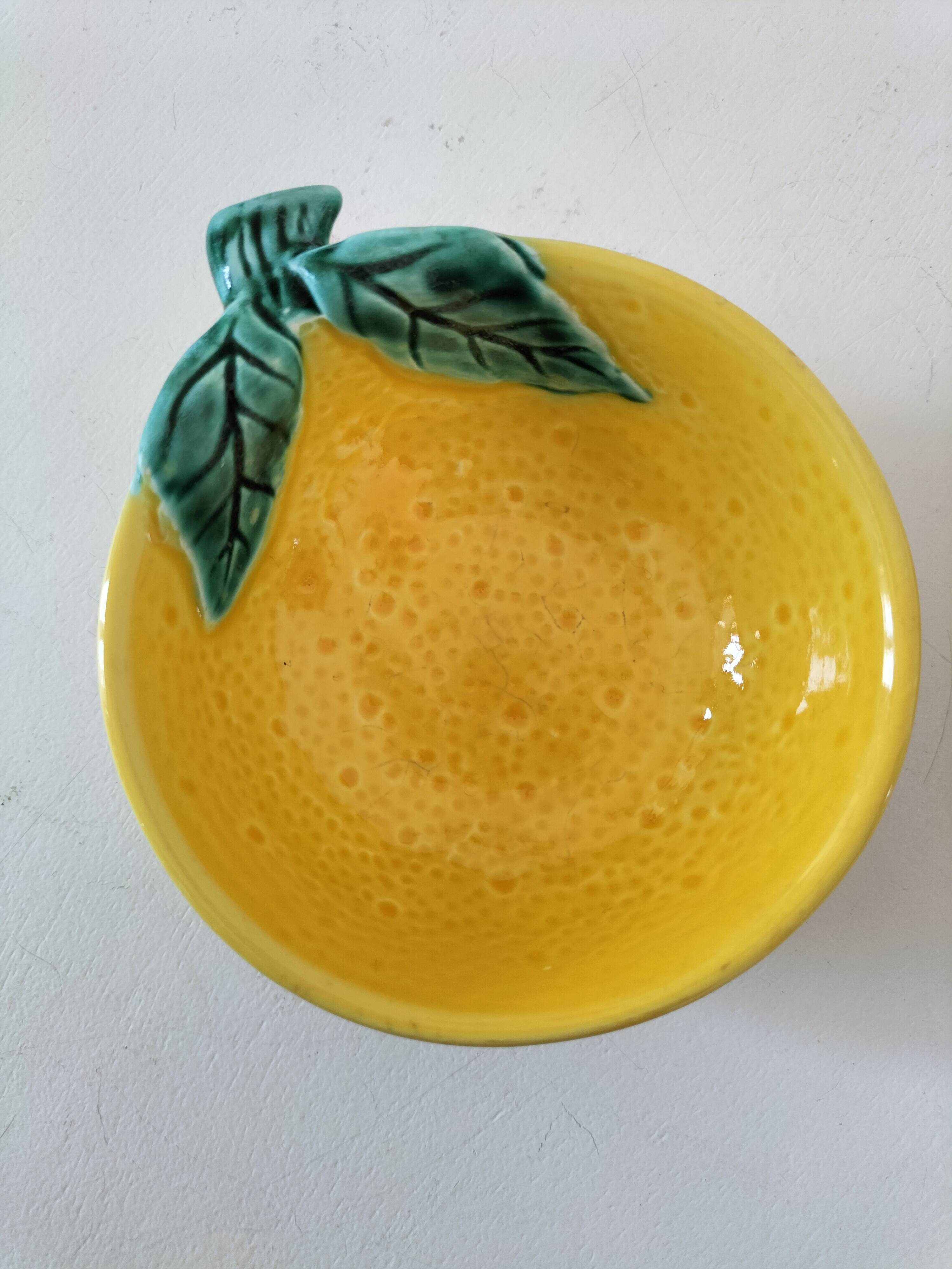 Duo de coupelles barbotine fraise & citron vintage