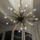 Pendel Sputnik Star en laiton 32 bras Diamètre 55 cm