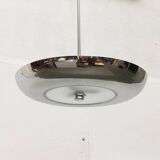 Mid-century Art Deco glass pendant light