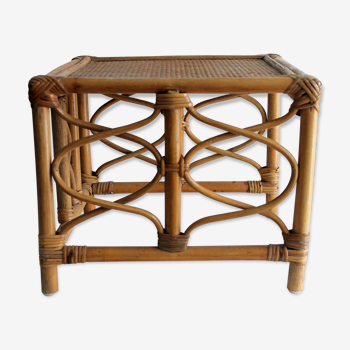 Table or footrest rattan