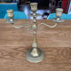 Antique brass candle holder