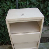 Old clamshell industrial filing board