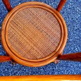 Vintage rattan stool