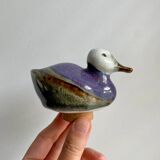 11 cm duck in vintage earthenware from the 80s