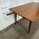 Table à manger vintage en teck extensible – années 60