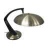 Fase Boomerang golden black desk lamp 1960
