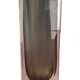 Vase Vintage En Verre Murano Sommerso Goutte Gris Fumé Transparent Années 6