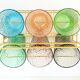Plateau & verres 1950 vintage