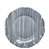 Plate fine blue stripe 25cm