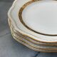 4 Nardon Lafarge porcelain dessert plates