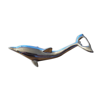 Décapsuleur dauphin argenté