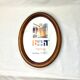 Oval wooden frame b+h