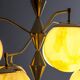 Vintage Marbled Glass Chandelier, 1960s–1980s, Czechoslovakia