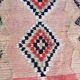 Moroccan carpet boujad pink - 102 x 300 cm