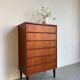 Vintage Danish chest of drawers in teak