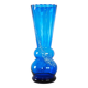 Vase en verre bleu, Danemark années 1960