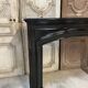 Black marble fireplace from around 1900