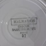 3 assiettes dessert de Digoin Sarreguemines modèle Malmaison